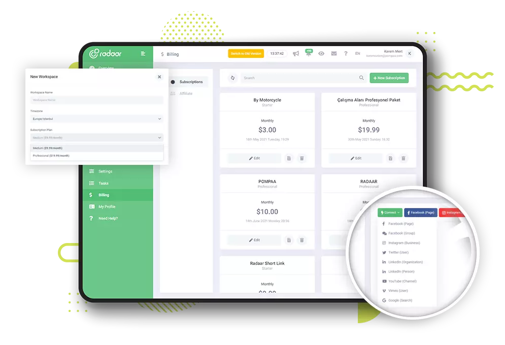 Führen Sie separate Arbeitsbereiche für jede Marke... Führen Sie separate Arbeitsbereiche für jede Marke...