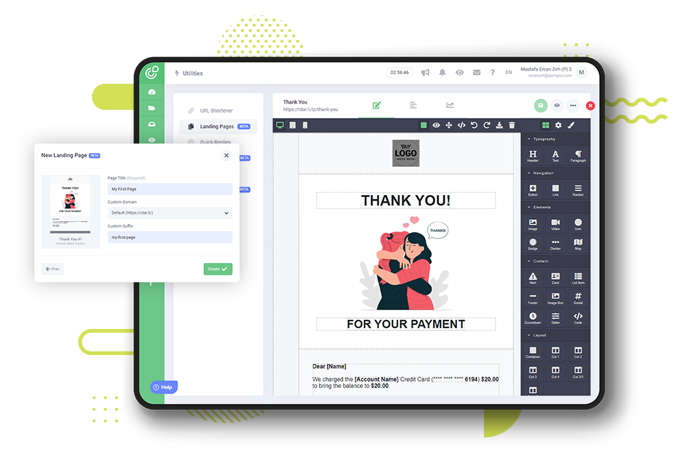 Create must-click landing pages without coding... Create must-click landing pages without coding...