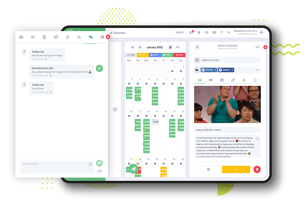 Share and manage your Vimeo videos with RADAAR...