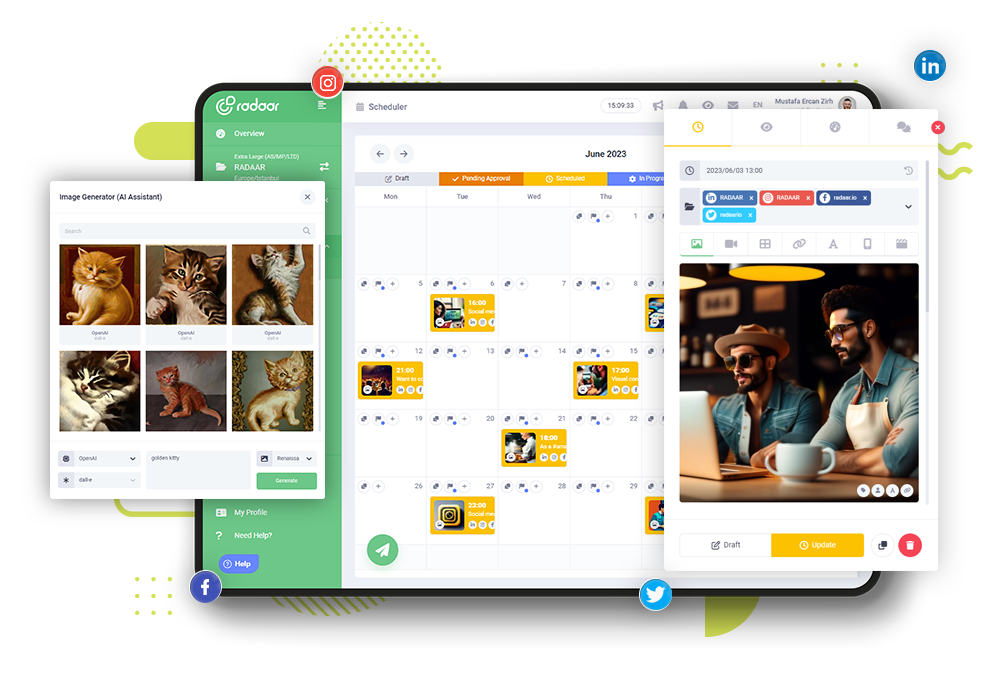 Experience the future of content publishing on social media...