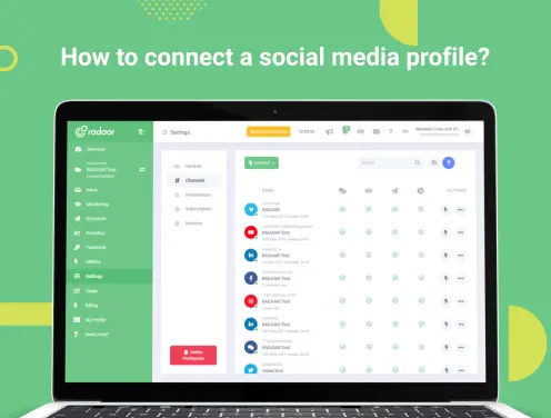 How to connect a social media profile? How to connect a social media profile?