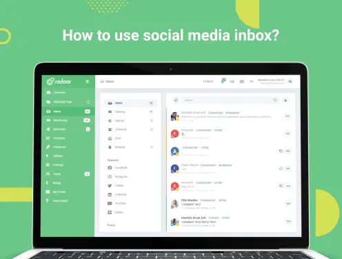 How to use social media inbox?