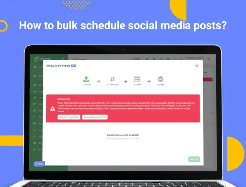 How to bulk schedule social media posts? How to bulk schedule social media posts?