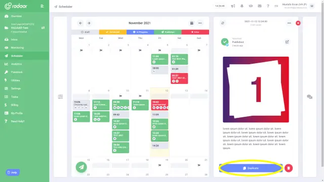 You can also duplicate your post by clicking the Duplicate button below. Just follow the steps above to edit.