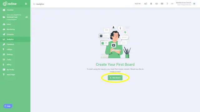 Then, click on the + New Board button to create your board. Then, click on the + New Board button to create your board.