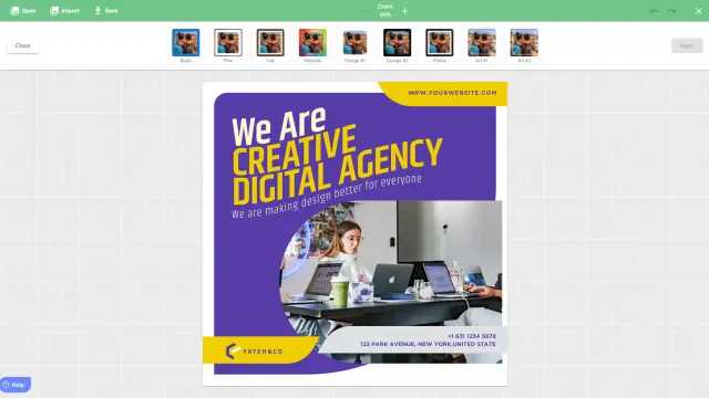 Add an awesome frame to your pictures...