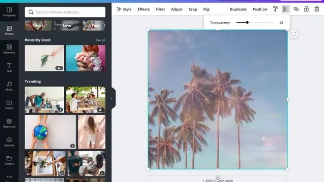 Create soft, magical designs with transparent images... Create soft, magical designs with transparent images...