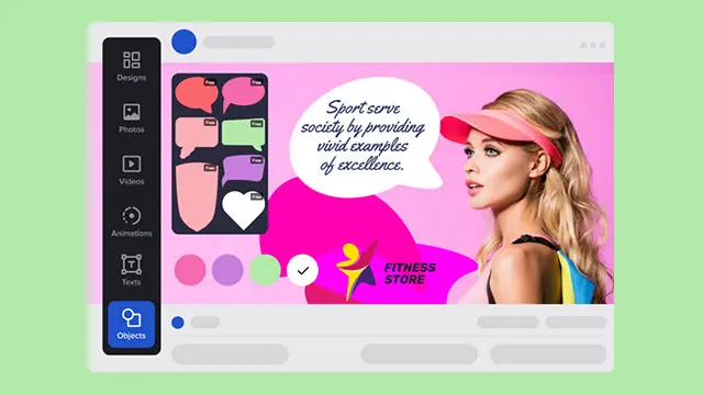 Create your own comic strips within minutes!