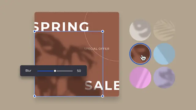 Blur entire photos for beautiful contents...