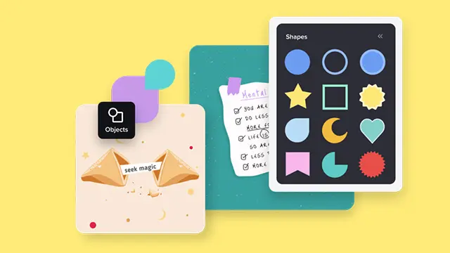 Apply shapes in VistaCreate without effort...