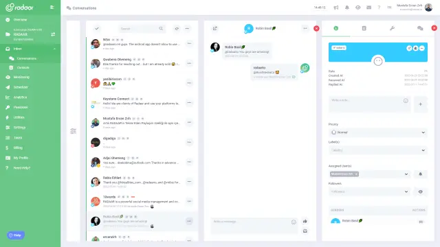 All your messages are in one place so that you won't miss out anything...