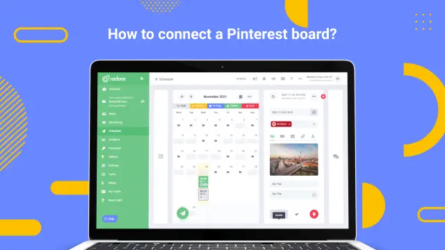 How to connect a Pinterest board?
