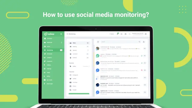 How to use social media monitoring?