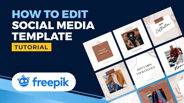 Design like a pro with Freepik templates!