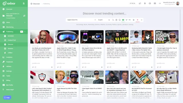 Keep your finger on the pulse of YouTube content!